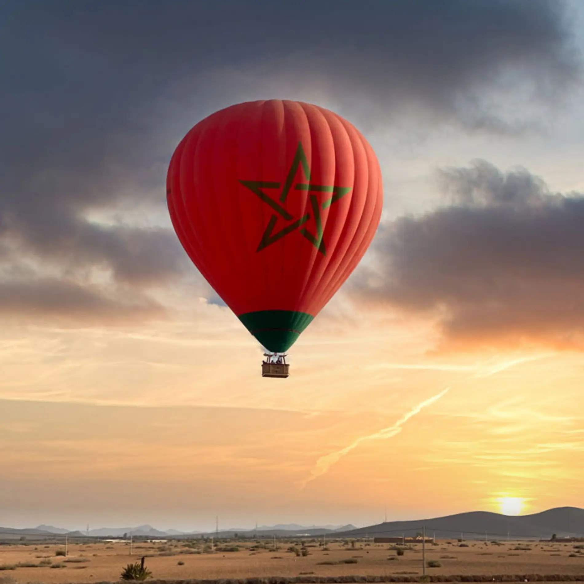 hot air balloon marrakech atlas balloning